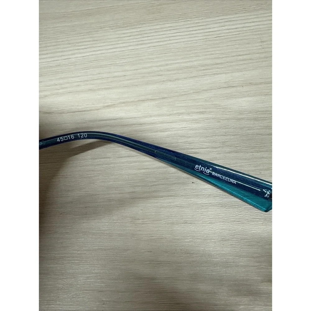 ETNIA BARCELONA Eldorado TQ‎ Turquoise Girls Kids Rectangle Eyeglasses 45-16-120